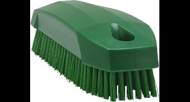 Vikan 64402 Nagelborstel Groen - Harde haren voor dieptereiniging van nagels, bekleding, tapijten