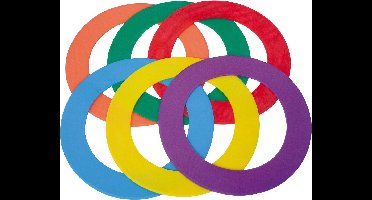 Vloercirkels | Set van 6 | Vloermarkeringsset Cirkels