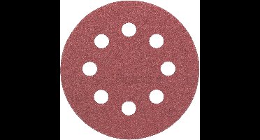 Bosch 5-delige schuurbladset voor excenterschuurmachines 115 mm geperforeerd - korrel 180