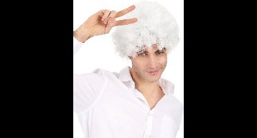 Vegaoo - Witte kraag met stippen voor volwassenen