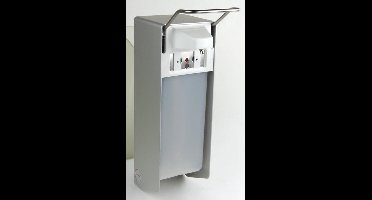 INGO-MAN Handzeepdispenser T 26 A/25, 1000 ml, Aluminium met Korte Bedieningsbeugel