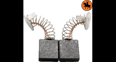 Koolborstelset voor Jepson  9314T2 - 7x17x18mm - Vervangt 0901008