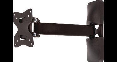 König KNM-SFM20 - Kantelbare en draaibare muurbeugel - Geschikt voor tv's van 10 t/m 26 inch - Zwart