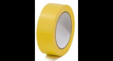 Afplaktape gold 25mm 50 meter