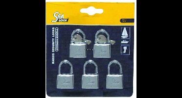 Lalizas 5 RVS Hangsloten 30 mm