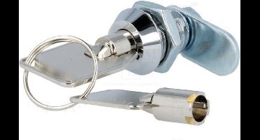 Brievenbus slot - Ø12mm / 21,5 mm - twee sleutels