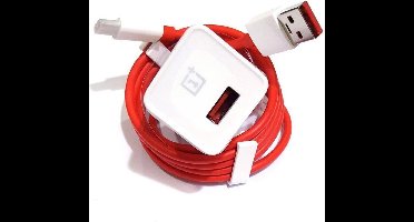 OnePlus 3 / 3T / 5 / 5T / 6 Originele Oplader HK0504 Dash 4A Adapter met 1 meter USB Type-C Dash kabel