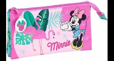 Disney Minnie Mouse Spring Palms - Etui - 22 x 12 cm - Roze
