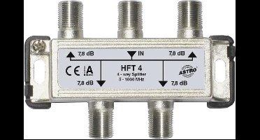 Astro HFT 4 Cable splitter combiner - 4 uitgangen - 5-1006MHz