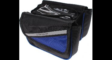 Dunlop Fietstas Frame - Waterdicht, Telefoonhouder, Opbergvakken