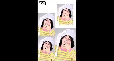 12x Slaapmuts wit one size - Slaap muts carnaval kabouter optocht grappig en fout slapen polonaise