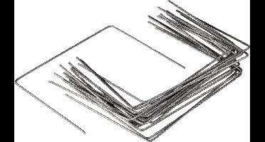 Nature - Gronddoekpennen (100st.) - H20 x 25cm