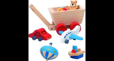 Goki Houten Poppenhuis Kinderkamer Accessoires 7-delig
