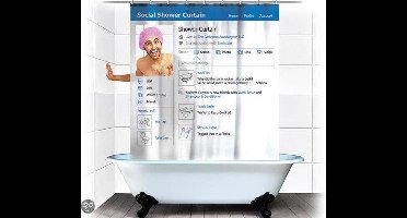 Social Shower douchegordijn