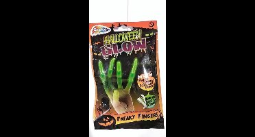 freaky fingers - glow - 4 vingers per verpakking