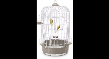 Imac Vogelkooi Luna Taupe / Wit