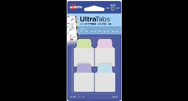 Avery-Zweckform Plakindex 74761 40 stuks/pak Pastelblauw, Pastelroze, Pastellila, Pastelgroen