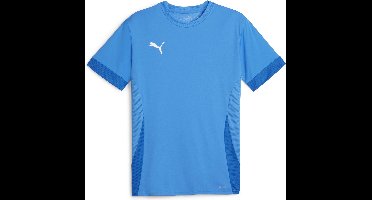 PUMA teamGOAL Matchday Jersey Heren Sportshirt - Electric Blue Lemonade-PUMA White-PUMA Team Royal