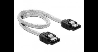 SATA 6 GB/s kabel 30 cm transparant