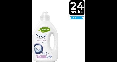 Neutral Wol & Fijn Vloeibaar Wasmiddel 20 wasbeurten - Voordeelverpakking 24 stuks