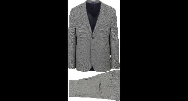 Suitable Kostuum Lucius Birdseye Wol Grijs - Maat 50 - Heren