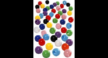 Creativ Company Pony Kralen Emmer 8 mm Multi 2280 stuks