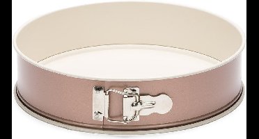 Ronde anti-aanbak springvorm/taartvorm rose goud 22 cm