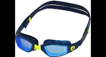 Aquasphere Ninja - Zwembril - Volwassenen - Blue Titanium Mirrored Lens - Blauw