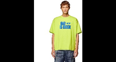 Diesel Boxt Back T-shirt Met Korte Mouwen Geel L Man