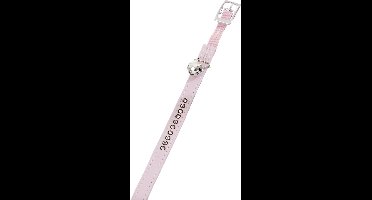 Flamingo Monte Carlo Gevoerd - Halsband Katten - Halsband Monte Carlo Lichtroze M 22-25cm 11mm - 1st - 126264 - 1st