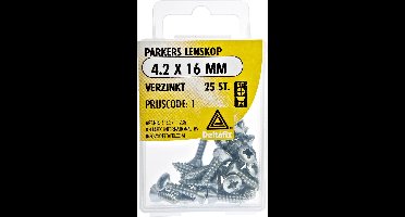 Spaanplaatschroeven Lenskop Pozidriv RVS 4.2x16mm