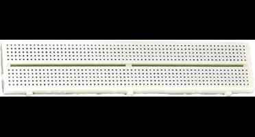 Velleman High-quality breadboard, soldeervrij, 640 contacten, compatibel met Arduino, ABS, grijs