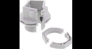 Wiska 10108663 Wartel Met borgmoer M20 Polyamide Grijs-wit (RAL 7035) 1 stuk(s)