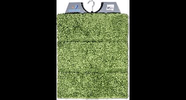 Wicotex - Bidetmat - WC mat - Toiletmat ruit Groen - Antislip onderkant - Afmeting 50x60cm