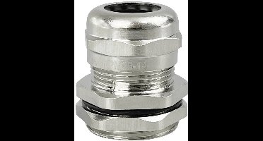 TRU COMPONENTS TC-10302840 Wartel M25 Messing (vernikkeld) Metaal 1 stuk(s)