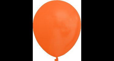 Ballonnen klein oranje 100 stuks - 5 inch