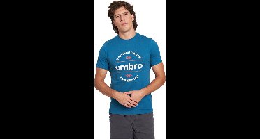 Umbro Terrace Sweatshirt Met Rits Blauw L Man,Vrouw