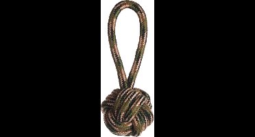 Flamingo Joe - Speelgoed Honden - Hs Katoen Joe Trektouw + Knoopbal Camouflage 28cm - 1st - 138457 - 1st