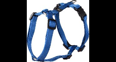 Flamingo Ziggi H-harnas - Harnas Honden - H-harnas Ziggi Blauw Xs 25-40cm 10mm - 1st - 127551 - 1st