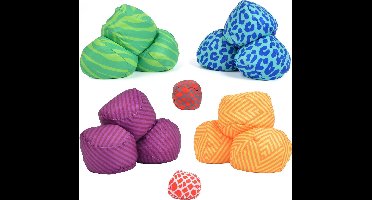 Ocean 5 Extreme Boule â€“ Zachte Jeu de Boules Set, Straat Bocce, Grasveld Petanque Spel met Tas Altijd Met Je Mee om Binnen en Buiten Te Spelen