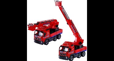 Van der Meulen Brandweer vrachtwagen Volvo - Bluswagen speelgoed - 58,5cm