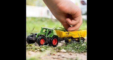 SIKU 1605, Fendt-tractor met Krampe-kiepwagen, metaal/kunststof