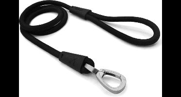 Morso - Hondenriem - Soft Rope - Gerecycled - Black Zwart - 120X1 cm