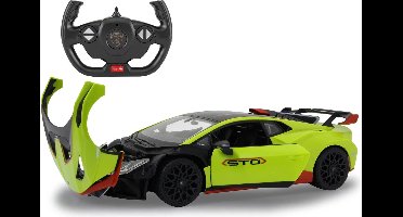 Jamara RC voertuig Auto - 402125 RC Sport Auto - Lamborghini Huracan STO - Groen RC Model Kant en Klaar - 1:14 Bestuurbare Auto
