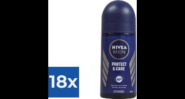 Nivea Deo Roll-on Men - Protect & Care - 50ml - Voordeelverpakking 18 stuks