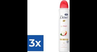 Dove Deospray - Go Fresh Apple & White Tea 250ml - Voordeelverpakking 3 stuks