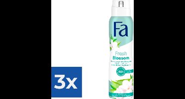 Fa Deodorant Fresh Blossom 150ML - Voordeelverpakking 3 stuks