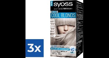 Syoss - Haarverf - 12_59 - Cool Platinablond - 115ml x 3