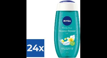 NIVEA - Douchegel - Hawaii Bloem & Olie - Verzorgend & Verfrissend - 250 ml - Voordeelverpakking - 24 stuks