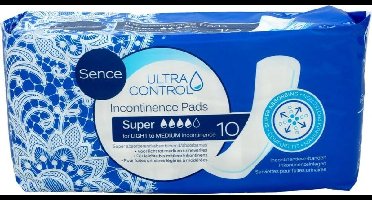 Sence Maandverband Super Plus 10 stuks - Voordeelverpakking 12 stuks